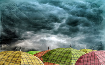 umbrellas in a storm 345x216